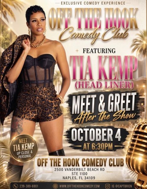 Tia Kemp Headliner · Meet & Greet